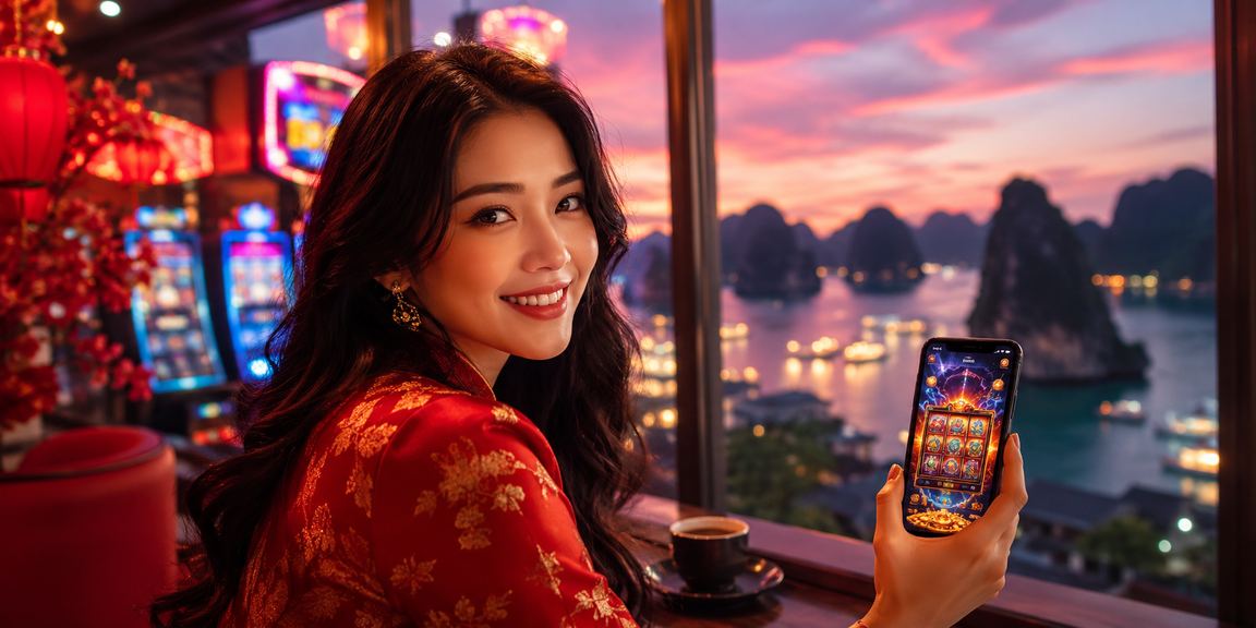 Người dùng Việt Nam trải nghiệm casino di động tại Hạ Long Bay