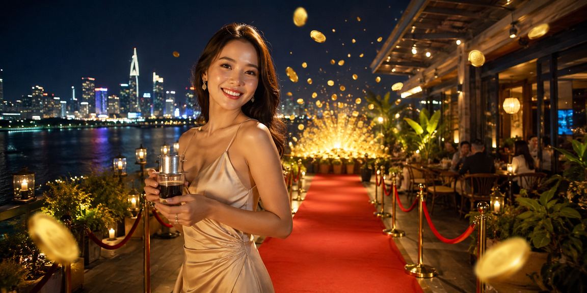 Người dùng Sài Gòn truy cập trang casino trực tuyến m88a trên điện thoại trong quán cà phê